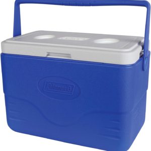 Coleman 28-Quart Cooler With Bail Handle, Blue - Oman Motor Homes